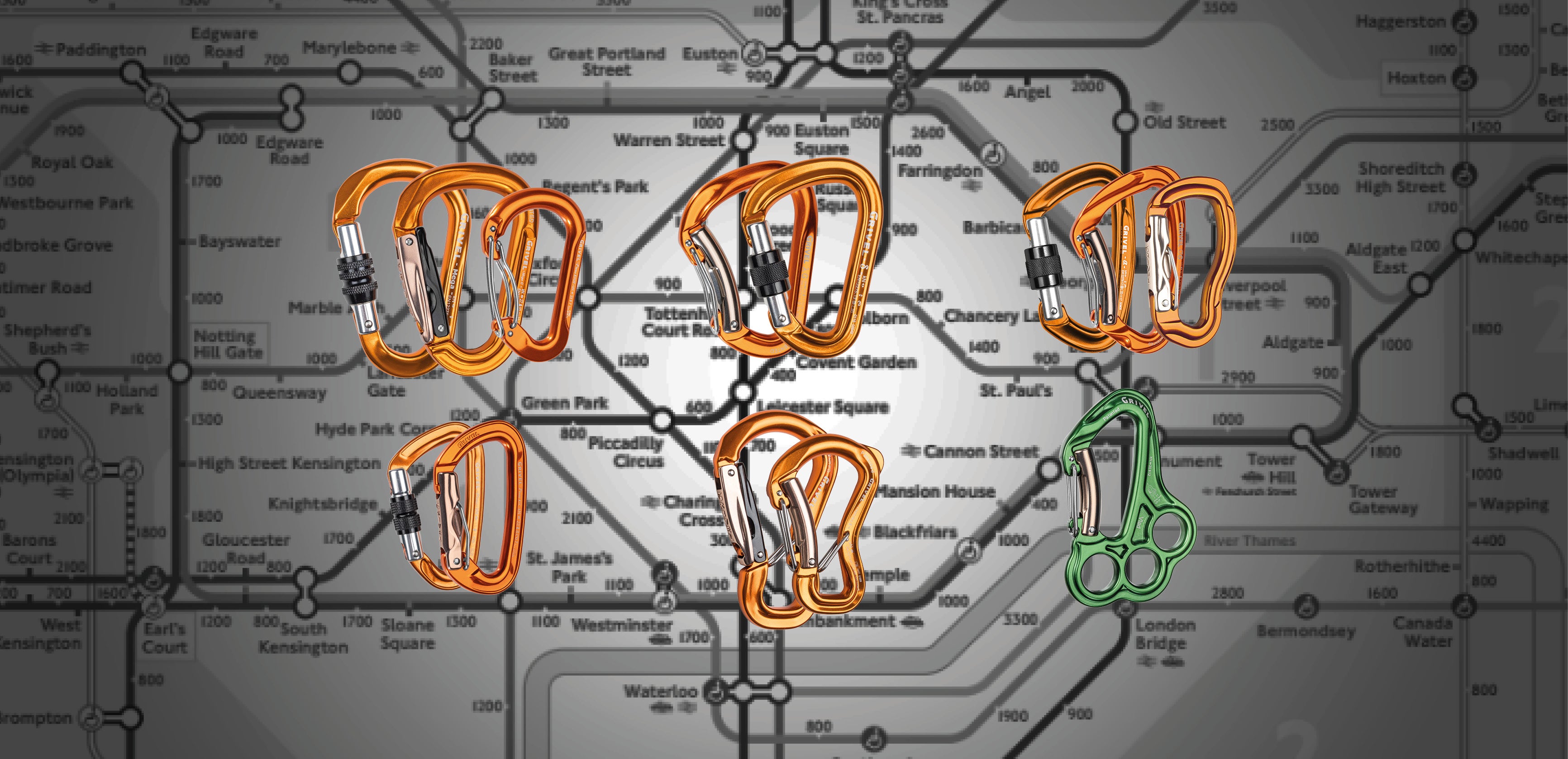 Clash of carabiners