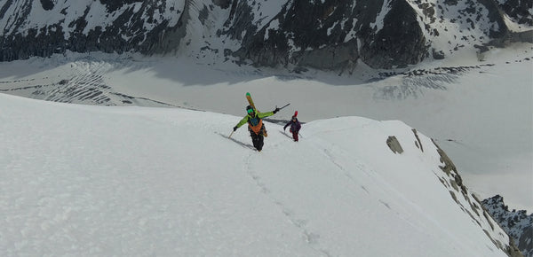 Skiing - My gear for The Aiguille Verte by the Washburn route (the Z) by Charlotte Barré and Alexandre Pittin