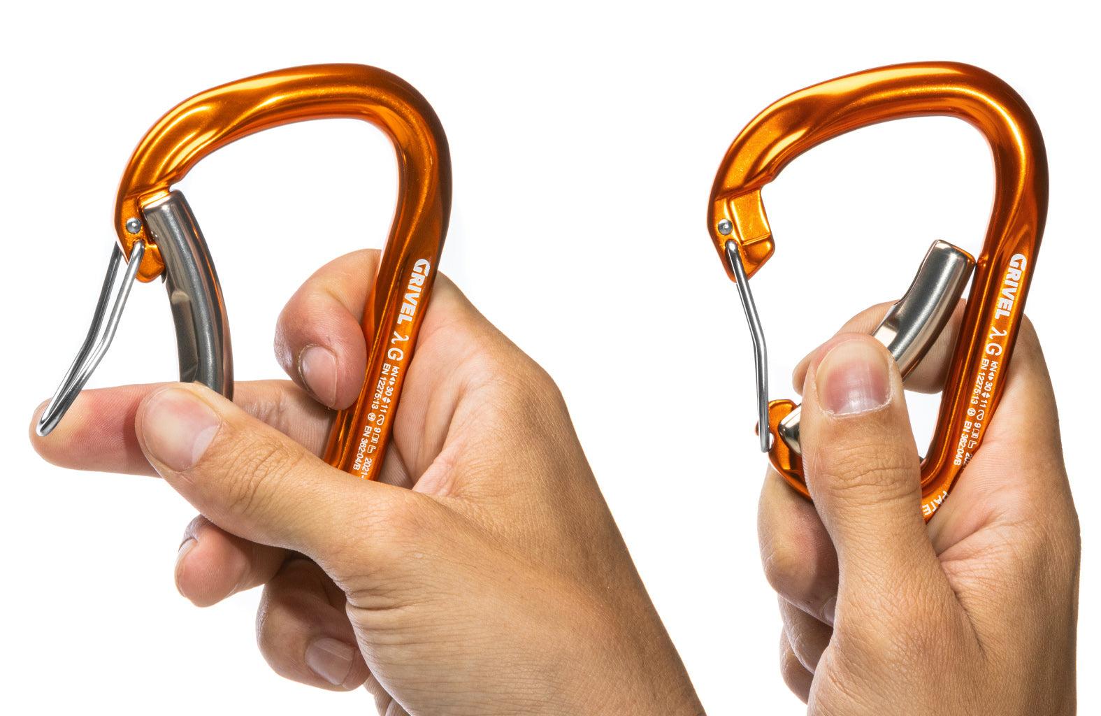Kyne Carabiner (Silver / Yellow)
