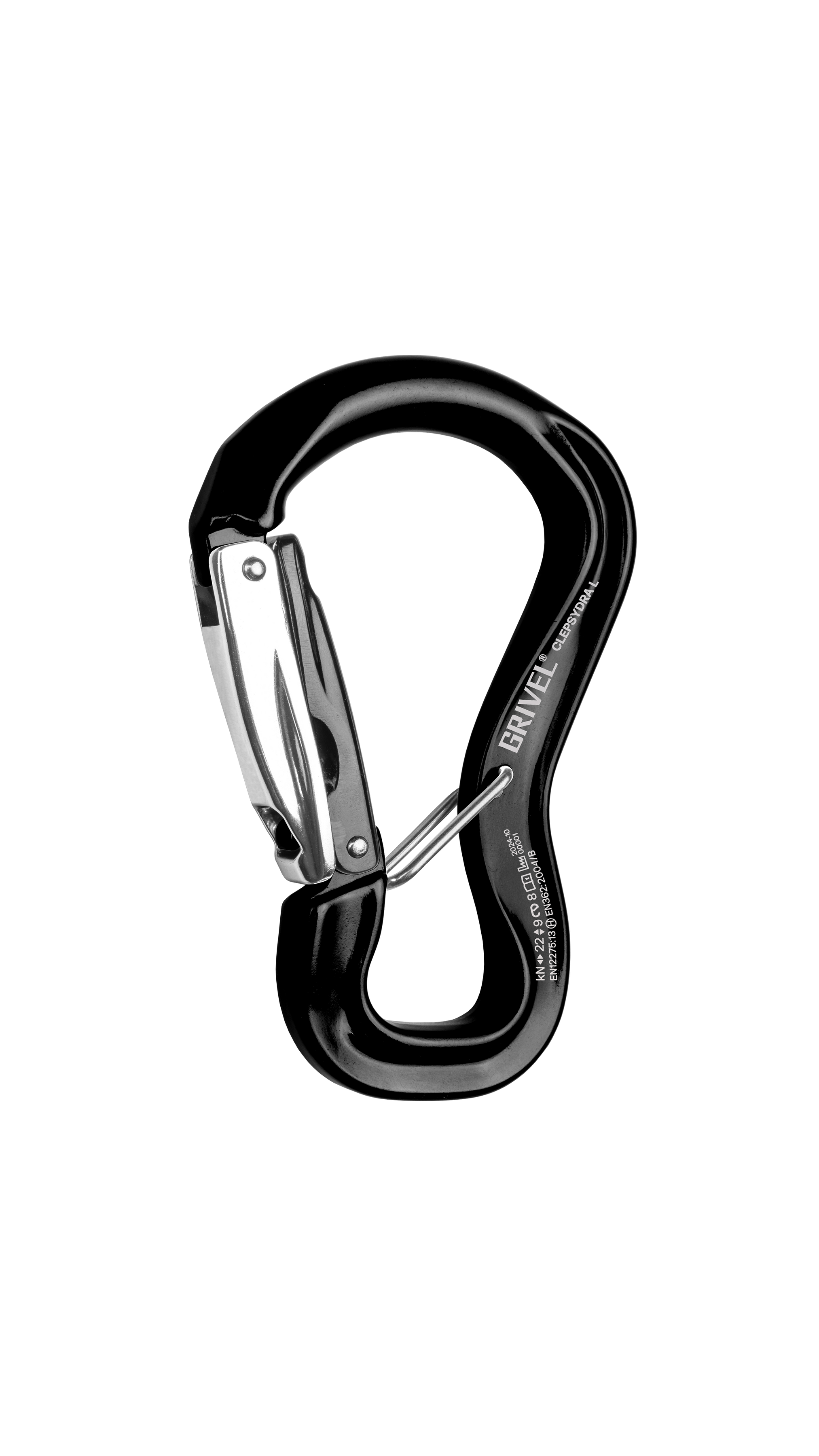 Clepsydra L K10G | Twin-Gate HMS Carabiner | Grivel – Grivel Corp. Clepsydra L K10G | Twin-Gate HMS Carabiner | Grivel – Grivel Corp.