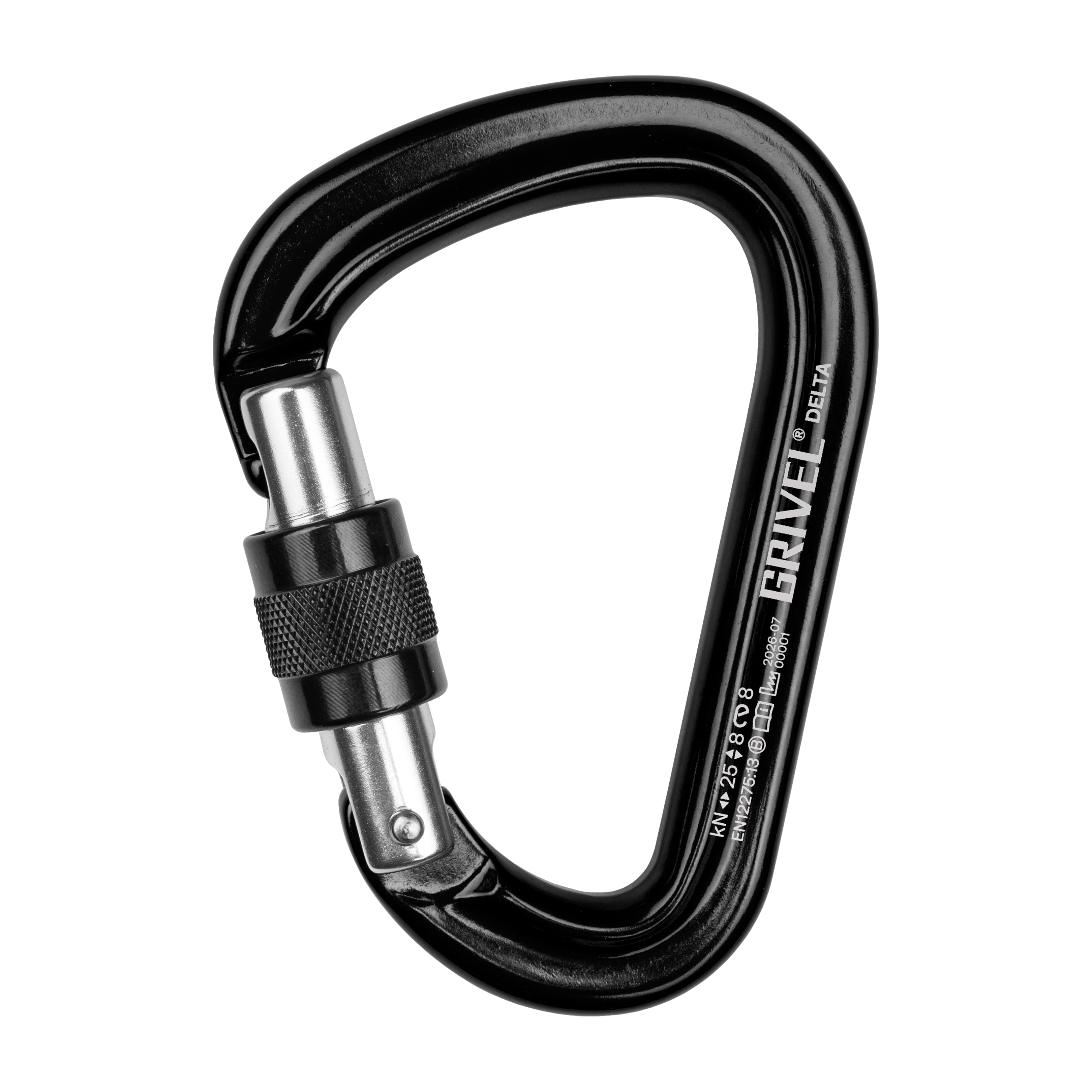 Delta K5N | D-Shape Screw-Lock Carabiner | Grivel – Grivel Corp.