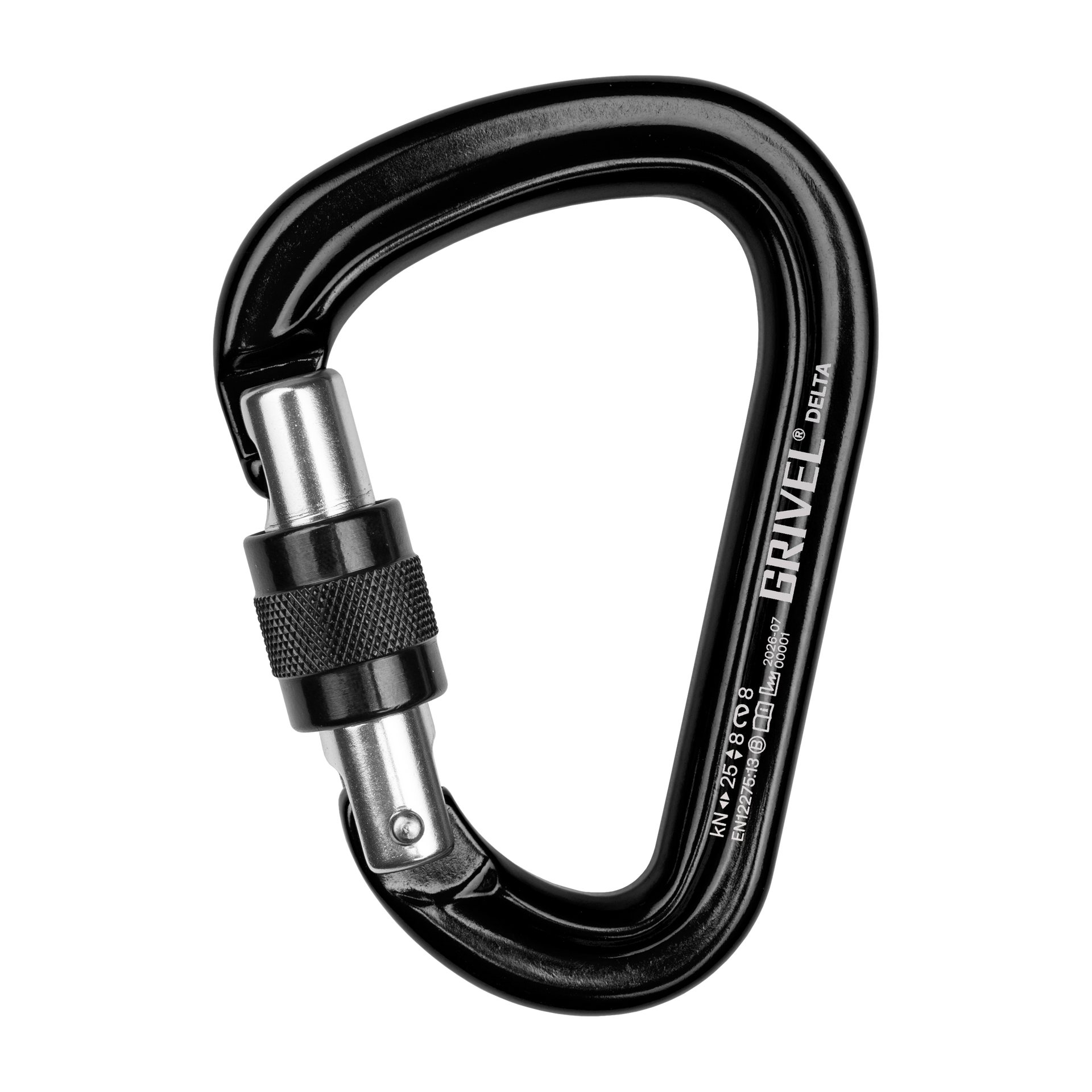 Delta K5N | D-Shape Screw-Lock Carabiner | Grivel – Grivel Corp.