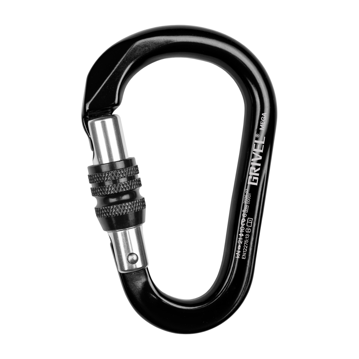 Mega K6N | Screw-Lock HMS Carabiner | Grivel – Grivel Corp. Mega K6N | Screw-Lock HMS Carabiner | Grivel – Grivel Corp.