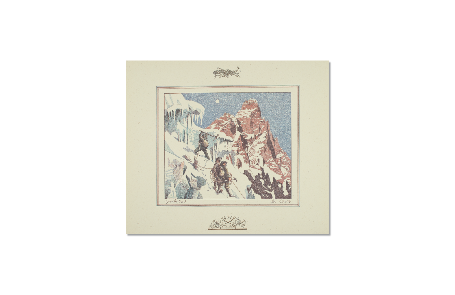 Lithographic print: Matterhorn